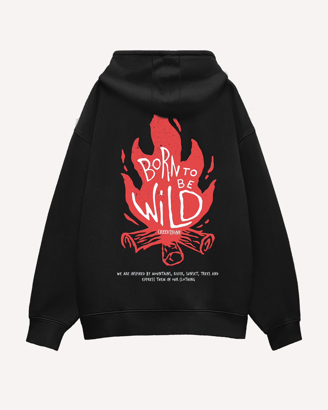 Bon Fire Hoodie - Oversized