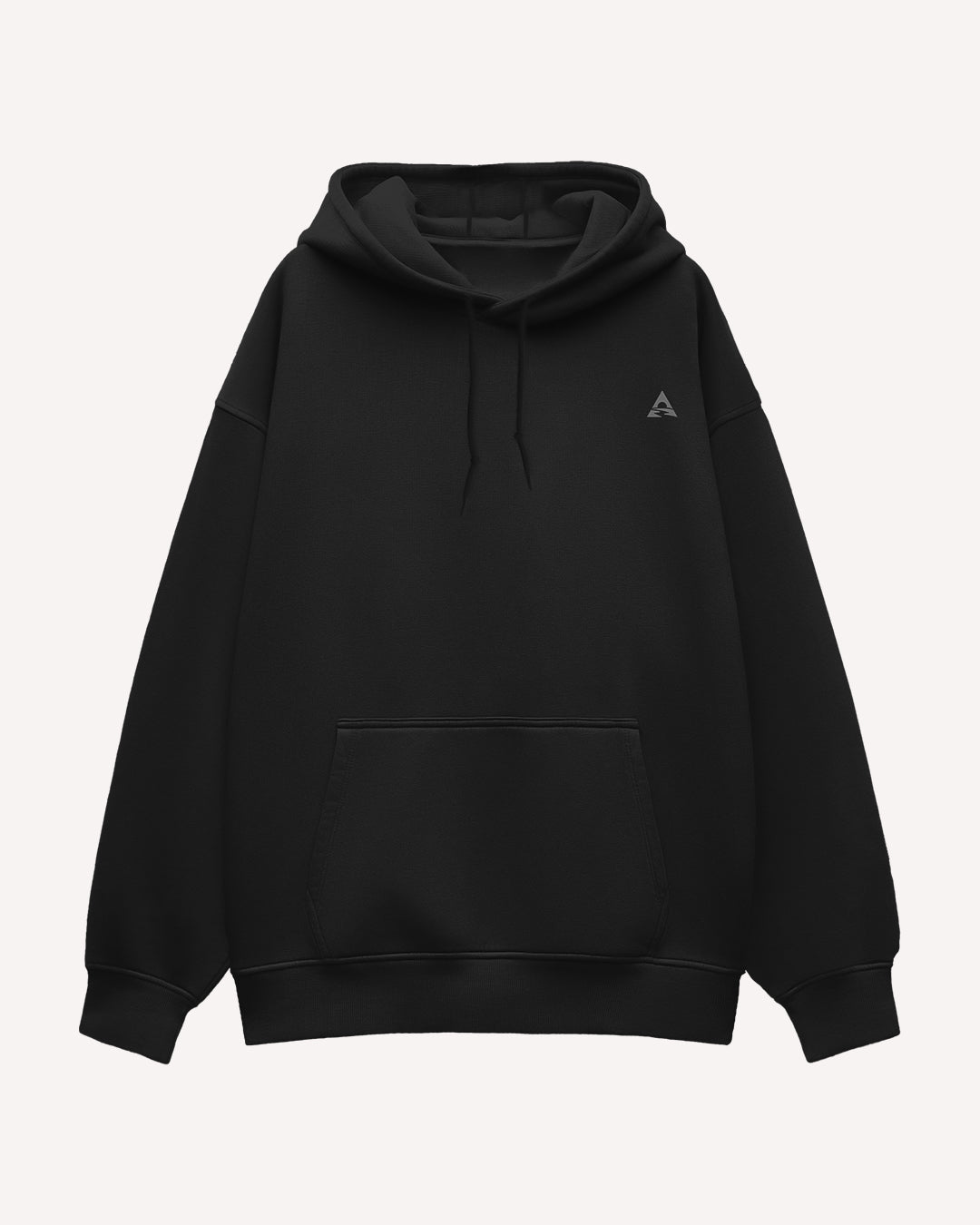 Logo Printed Heavyweight Hoodie - Oversized