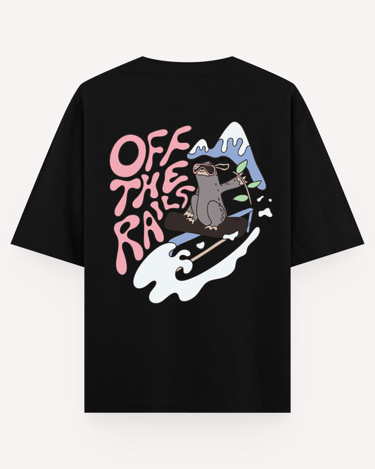 Off The Rails - Black Oversize